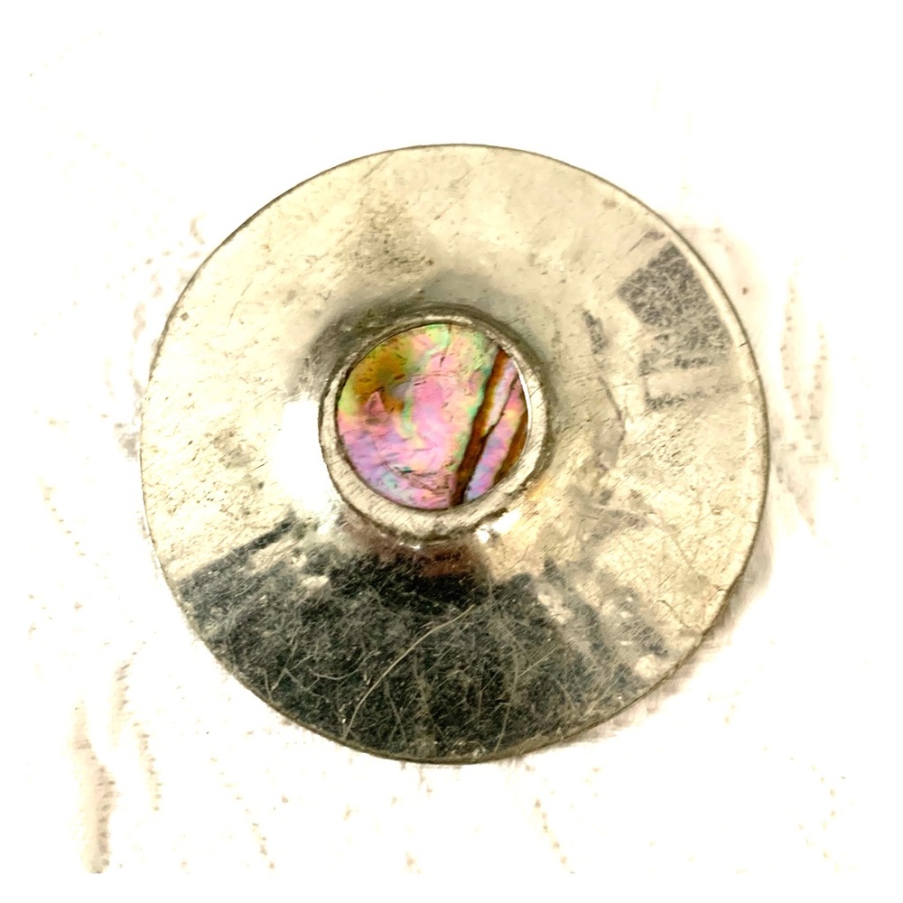 Abstract circle broach/ pin costume jewelry